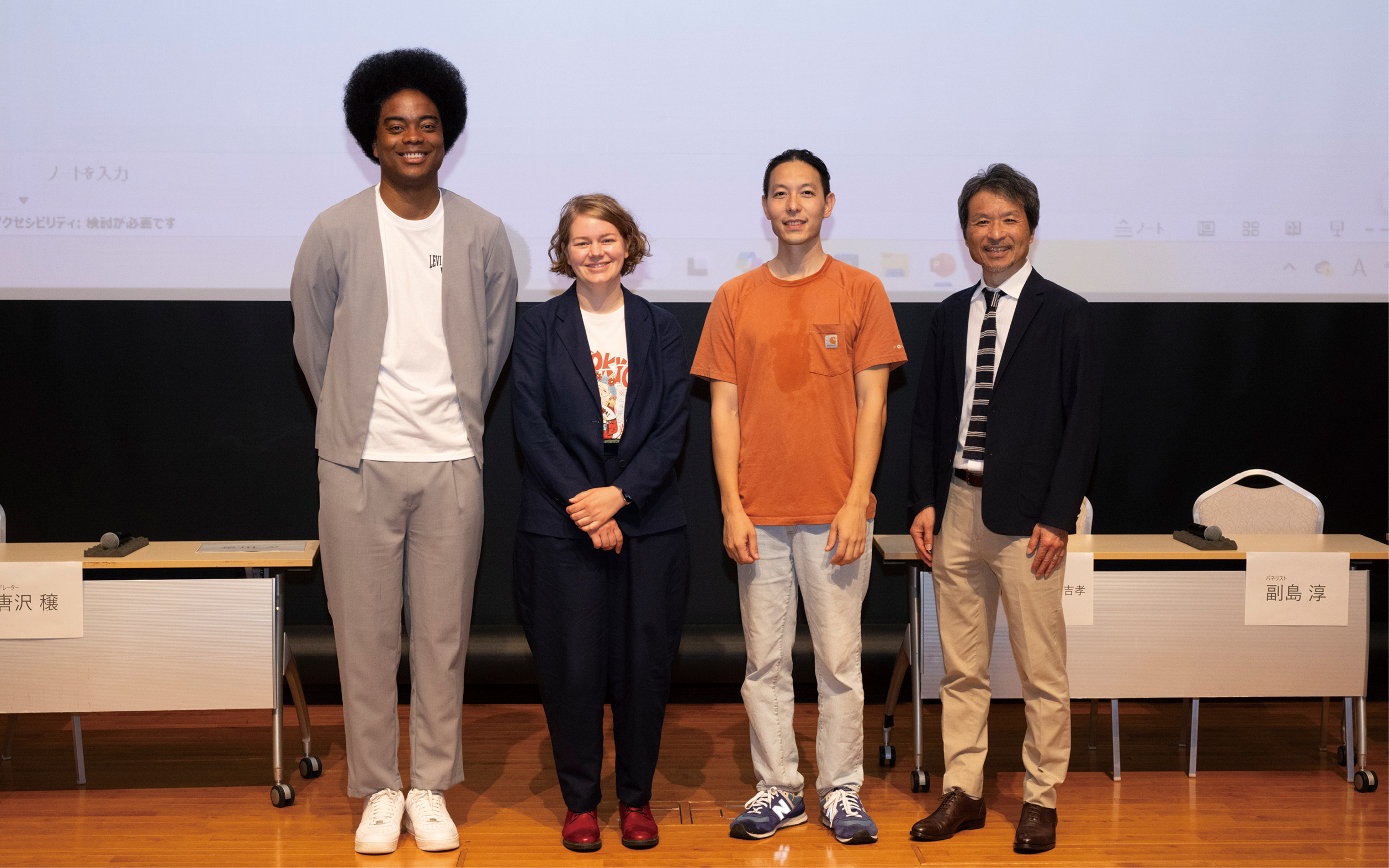 唐沢 穣/下地 ローレンス吉孝/副島 淳/マライ メントライン 写真